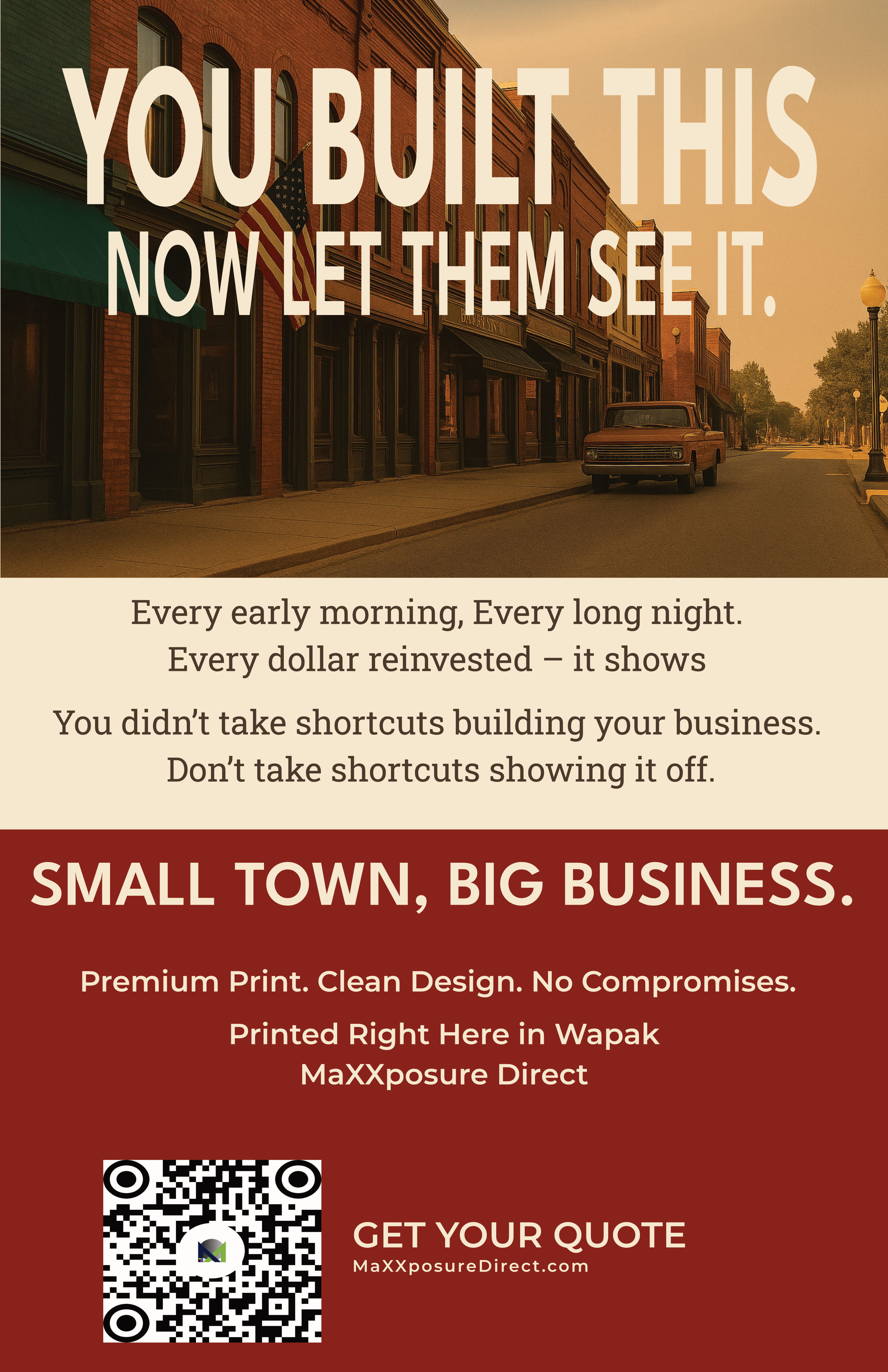 Small Town, Big Business design